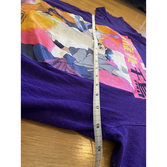 Naruto Shippuden Rasengan vs Chidori Purple T shirt Mens Size Medium - Picture 9 of 10